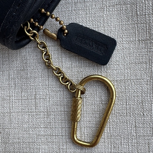 RARE Vintage Coach Black 7219 Multi Function Purse Mini - Picture 2 of 13